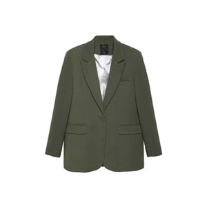 Quzu Blazer Ceket Haki