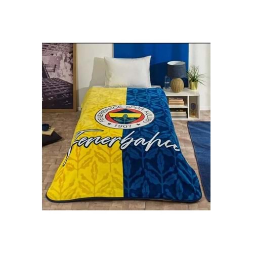Lisanslı Fenerbahçe Klasik Tek Kişilik Battaniye