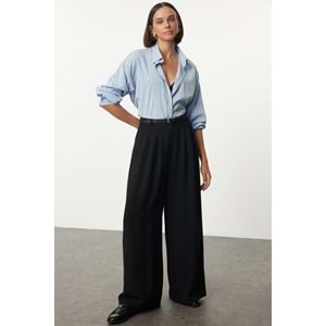 Trendyolmilla Pilili Wide Leg Palazzo Pantolon