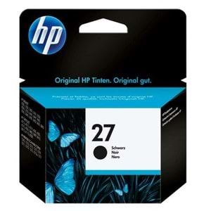 HP 27 C8727A Siyah Orijinal Kartuş