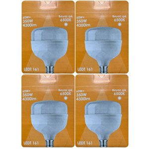 Beyaz Işık E27 Duylu (Kalın Duy) Led Torch Ampul