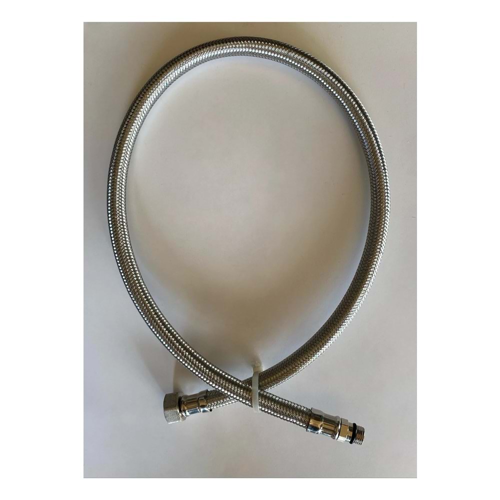 3/8-70cm Batarya Çelik Bağlantı Hortumu