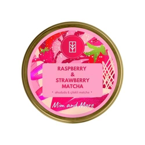 Matcha Ahududu ve Çilek Aromalı Matcha