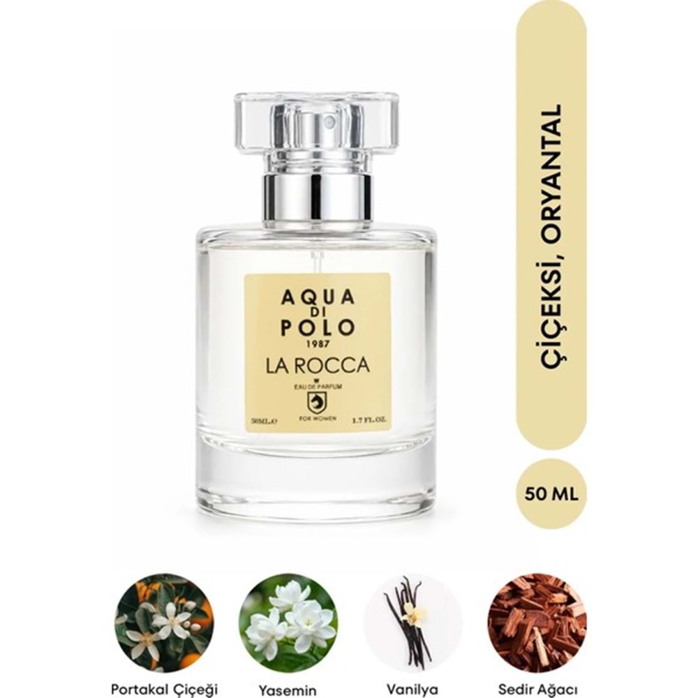 Aqua Di Polo 1987 EDP La Rocca 50 ml Kadın Parfüm PLWMNPR