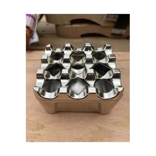 Küllük Metal Kare Kırılmaz Paslanmaz Cafe Kafe Küllük Restaurant Çay Bahçesi (KÜL TABLASI)