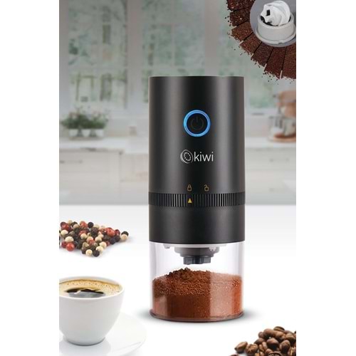 Kiwi Şarjlı Seramik Bıçaklı Kahve Ve Baharat Öğütücü