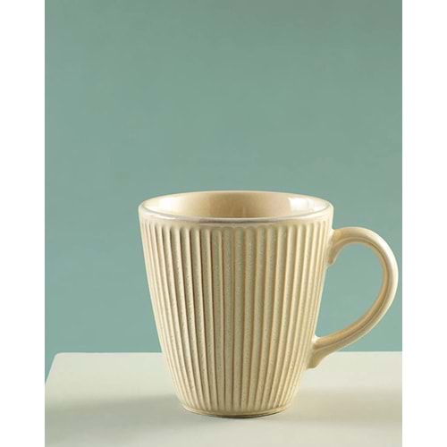 ENGLISH HOME Seramik Kupa 330 ml Bej