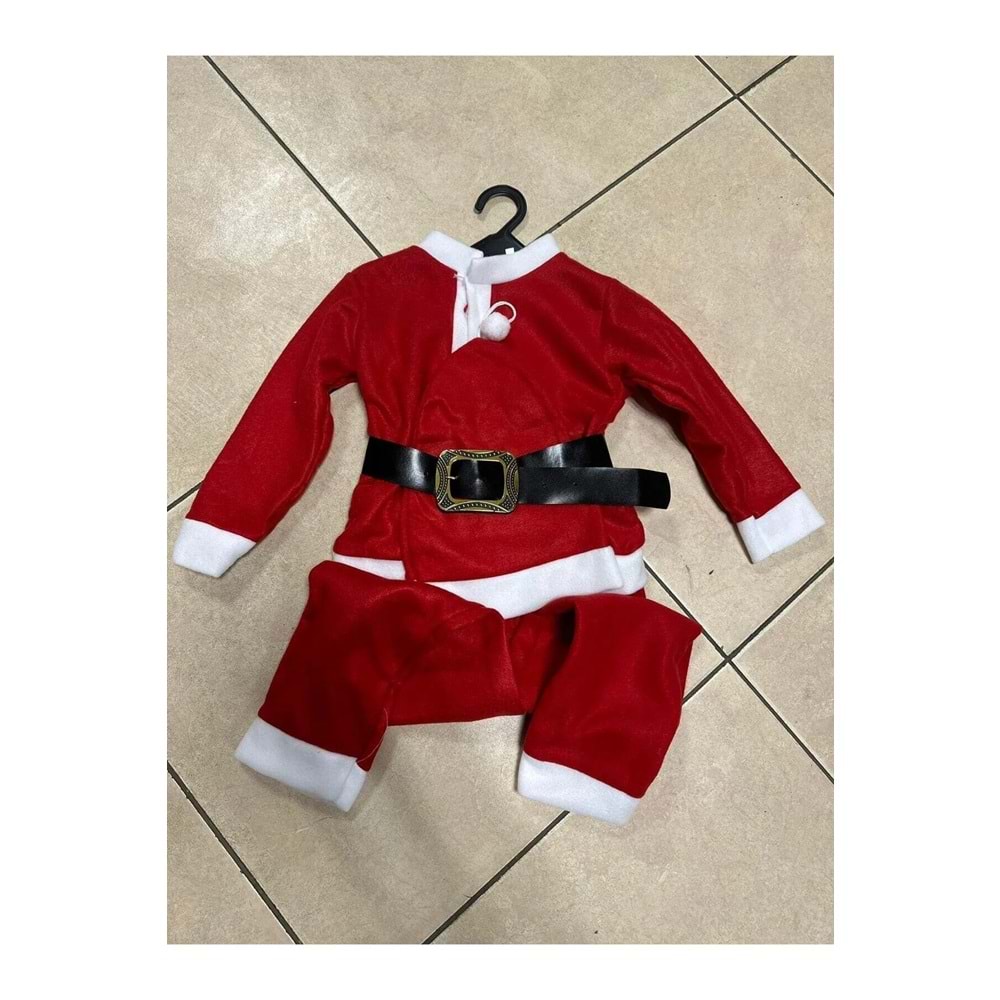 Erkek Çocuk Noel Baba Kostümü Noel Kıyafeti
