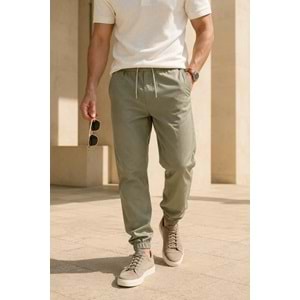 KOTON HAKİ JOGGER RAHATKESİM LASTİKLİ PAÇA