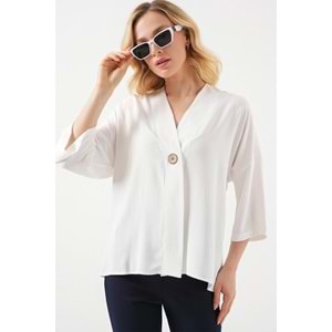 Kadın Kısa Kol Oversize Kimono