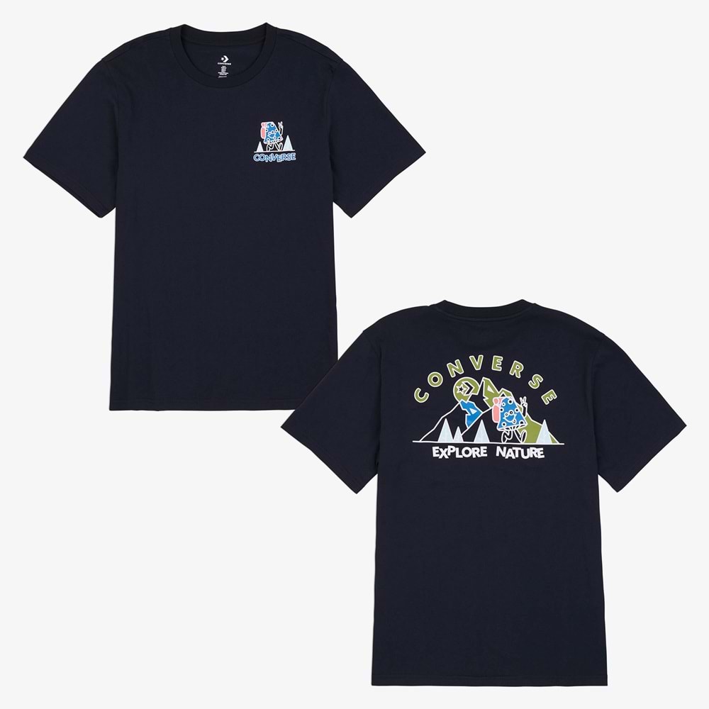 Converse Classic Erkek Siyah T-Shirt