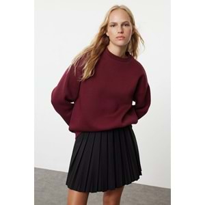 Trendyolmilla Kalın/İçi polarlı Örme Sweatshirt