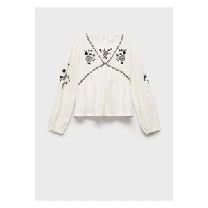 MANGO Kids İşleme Detaylı Bluz