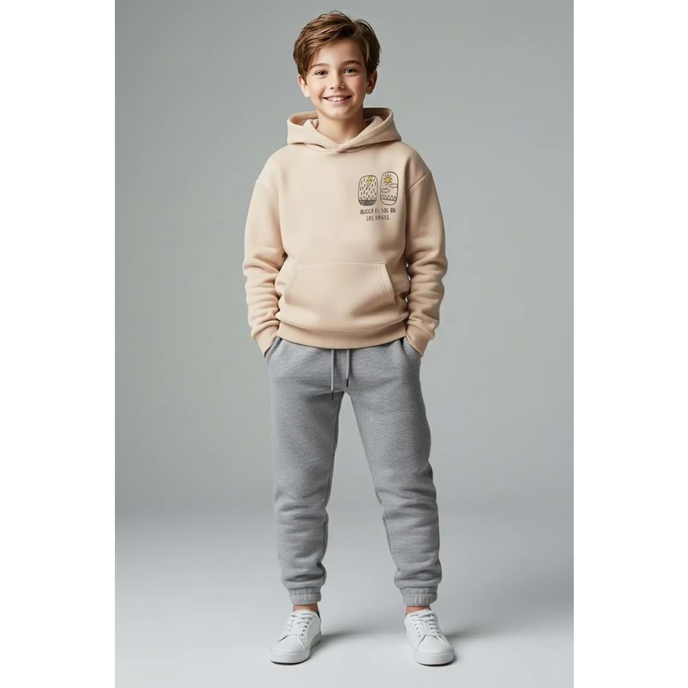 Trendyolmilla Kids Kapüşonlu erkek Çocuk Alt - Üst Takım