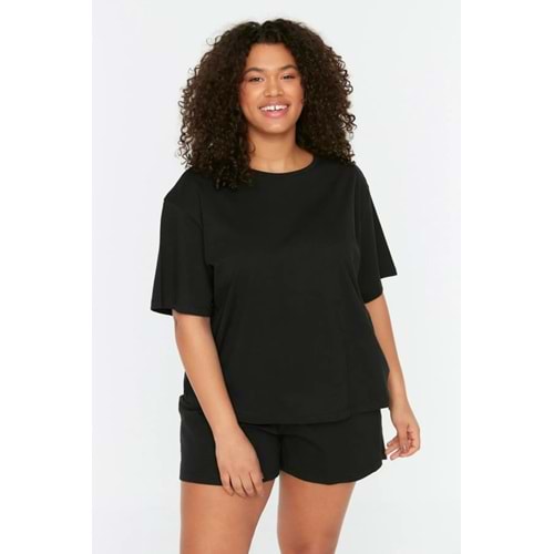 Trendyolmilla Curve Bisiklet Yaka Örme Pijama Takımı