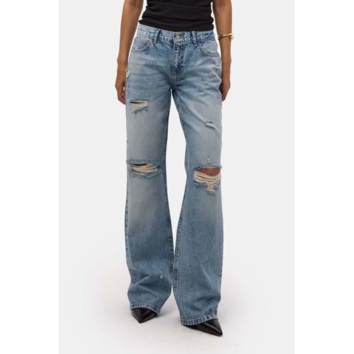 ıts back Fit Yırtık Detaylı Denim Jean