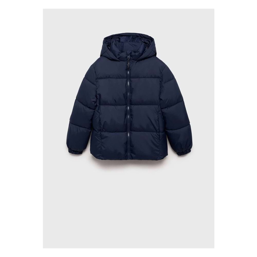 MANGO Kids Kapüşonlu kapitone mont