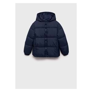 MANGO Kids Kapüşonlu kapitone mont
