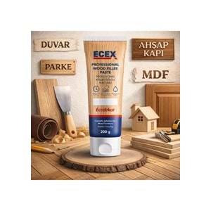 ECEX Mobilya Ahşap Duvar Tamir Macunu