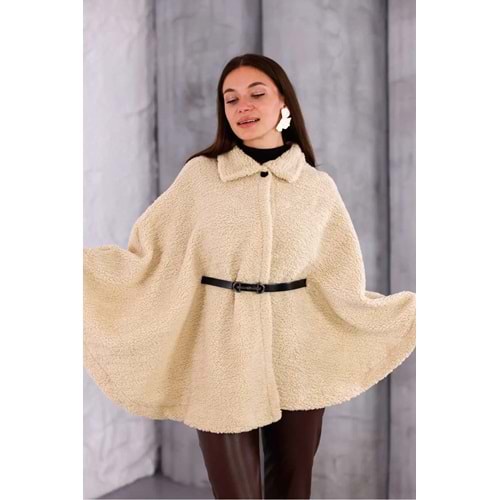 Peluş Panço Kemerli Beyaz