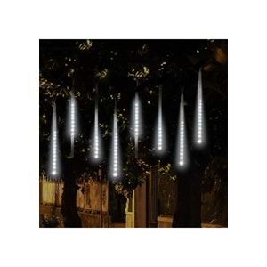 Meteor Kayan LED Beyaz Işık 8 Tüp