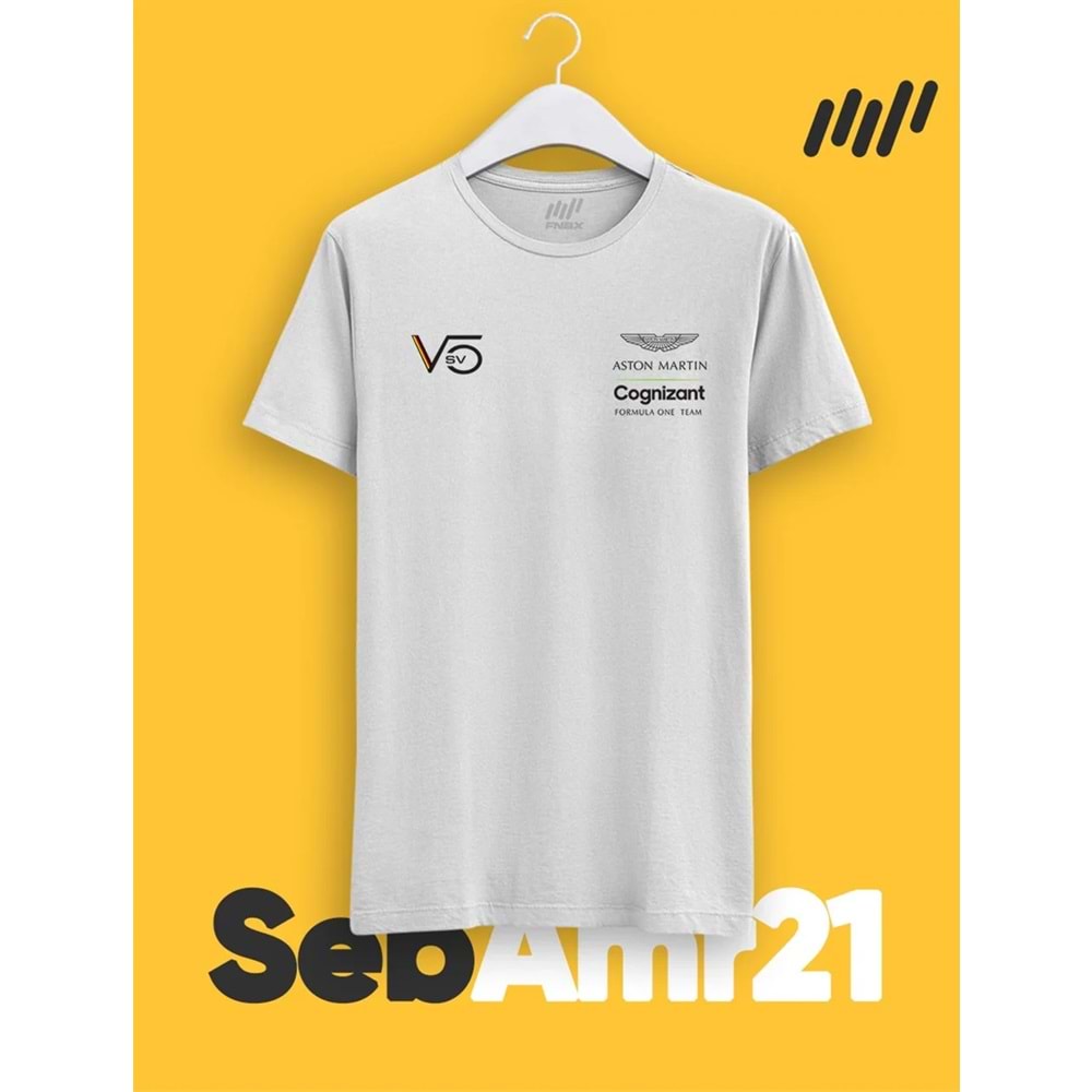 Sebastian Vettel Amr Cognizant Fnbx Team T-shirt