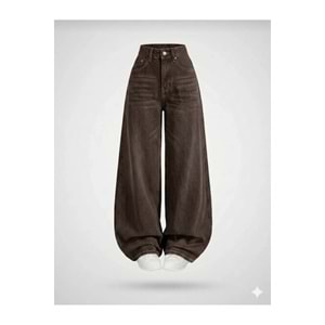 Salaş Cepli Bol Kesim Baggy Retro Jeans