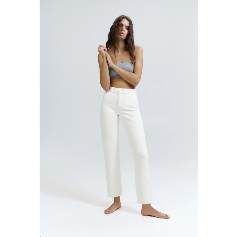 Pull & Bear Mom fit yüksek bel jean